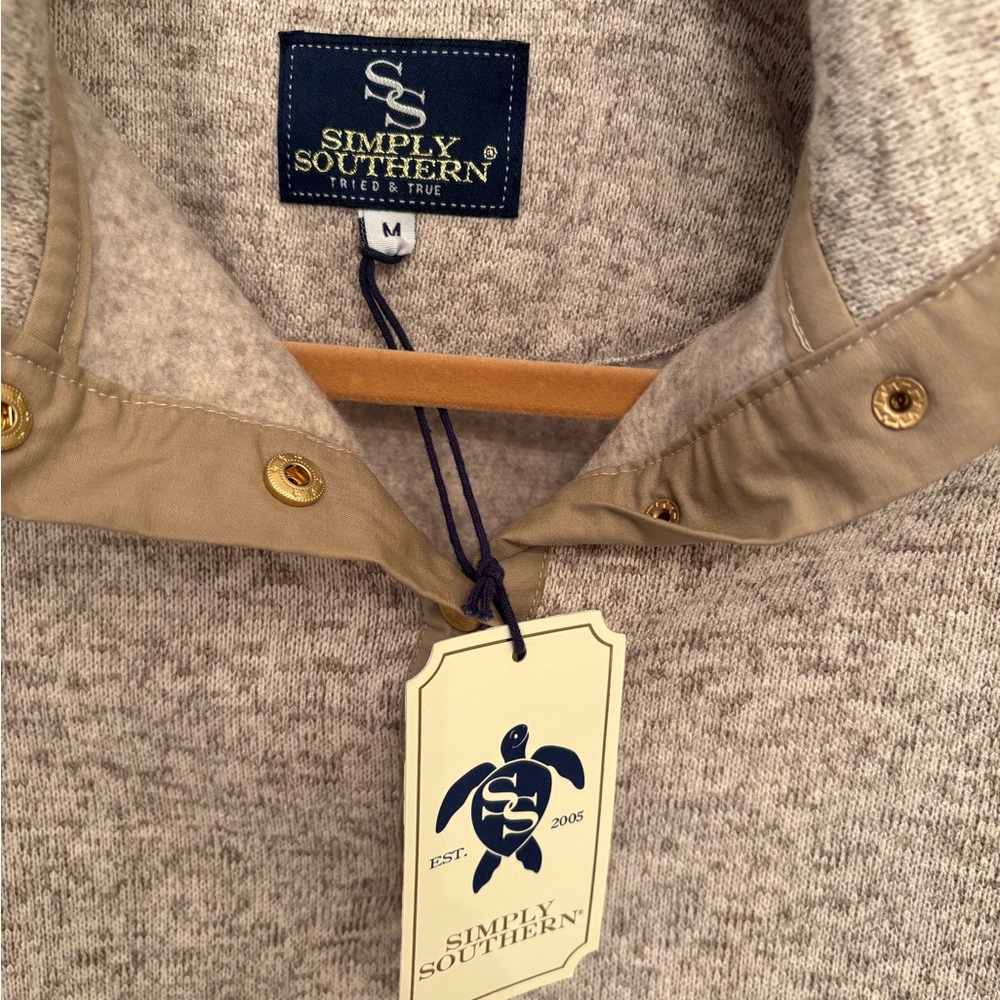 NWT! Simply Southern snap neck pullover - Picture 3 of 3